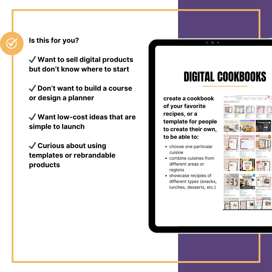 15 Digital Product Ideas that Don’t Require you to Sell a Course, Planner, or Journal
