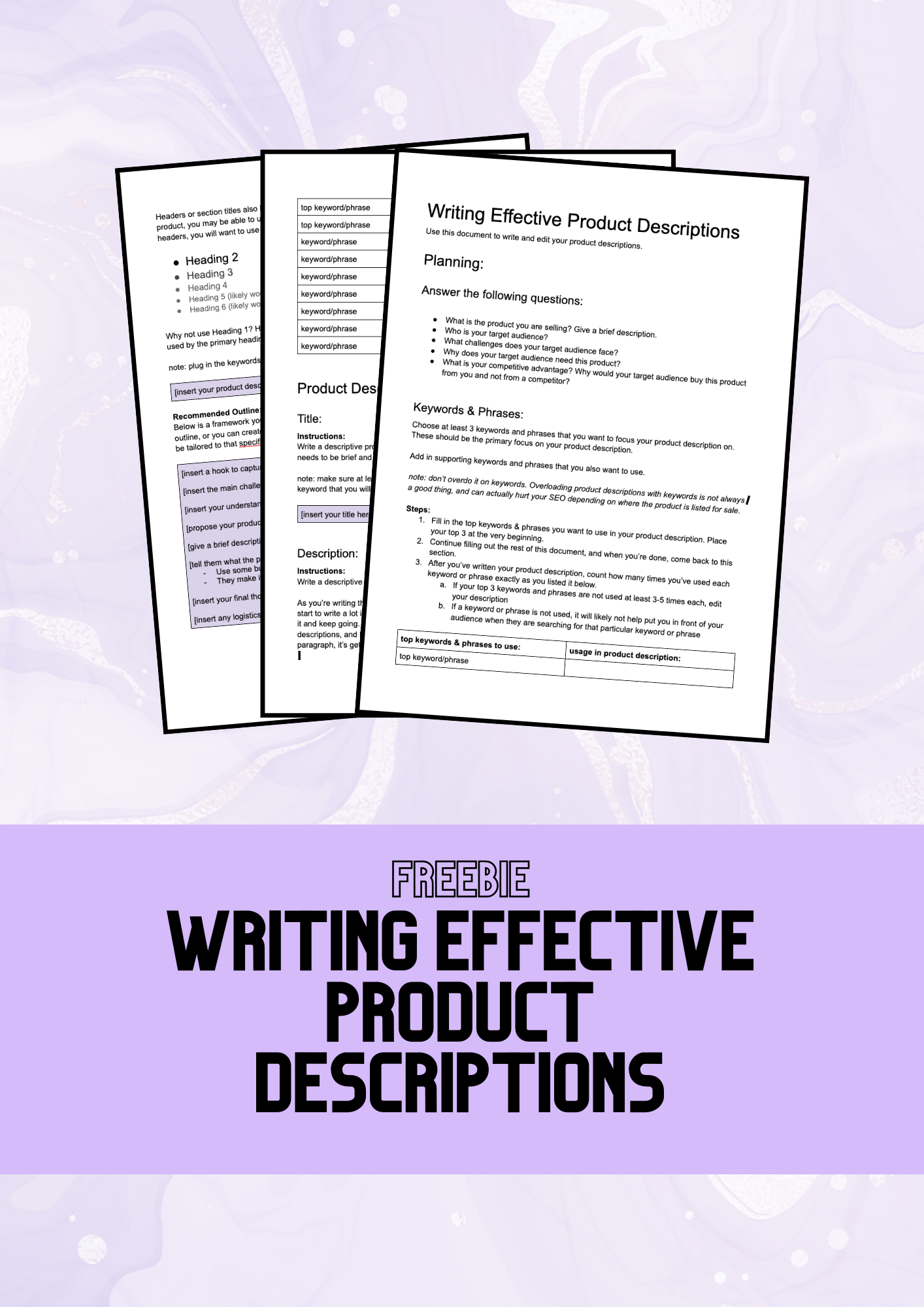 How to Write Effective Product Descriptions