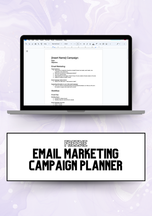 Email Marketing Campaign Planner