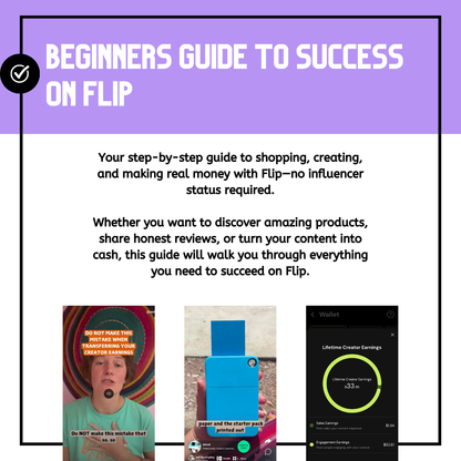 The Beginners Guide to Success on Flip