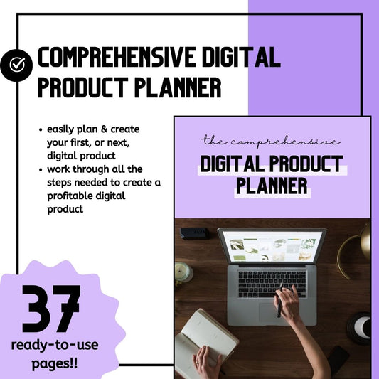 Comprehensive Digital Product Planner