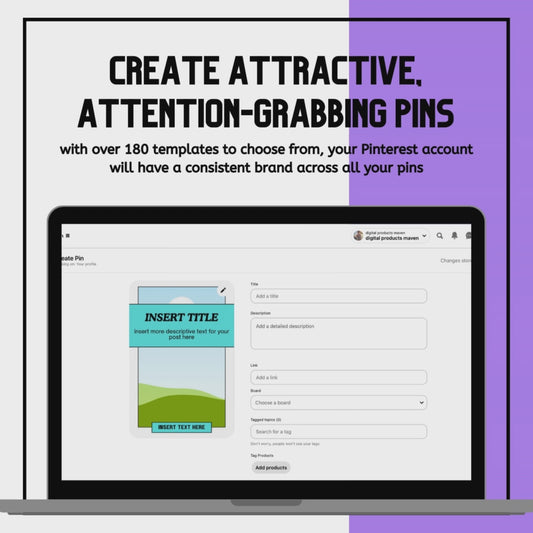 180+ Pinterest pin templates | editable Canva templates